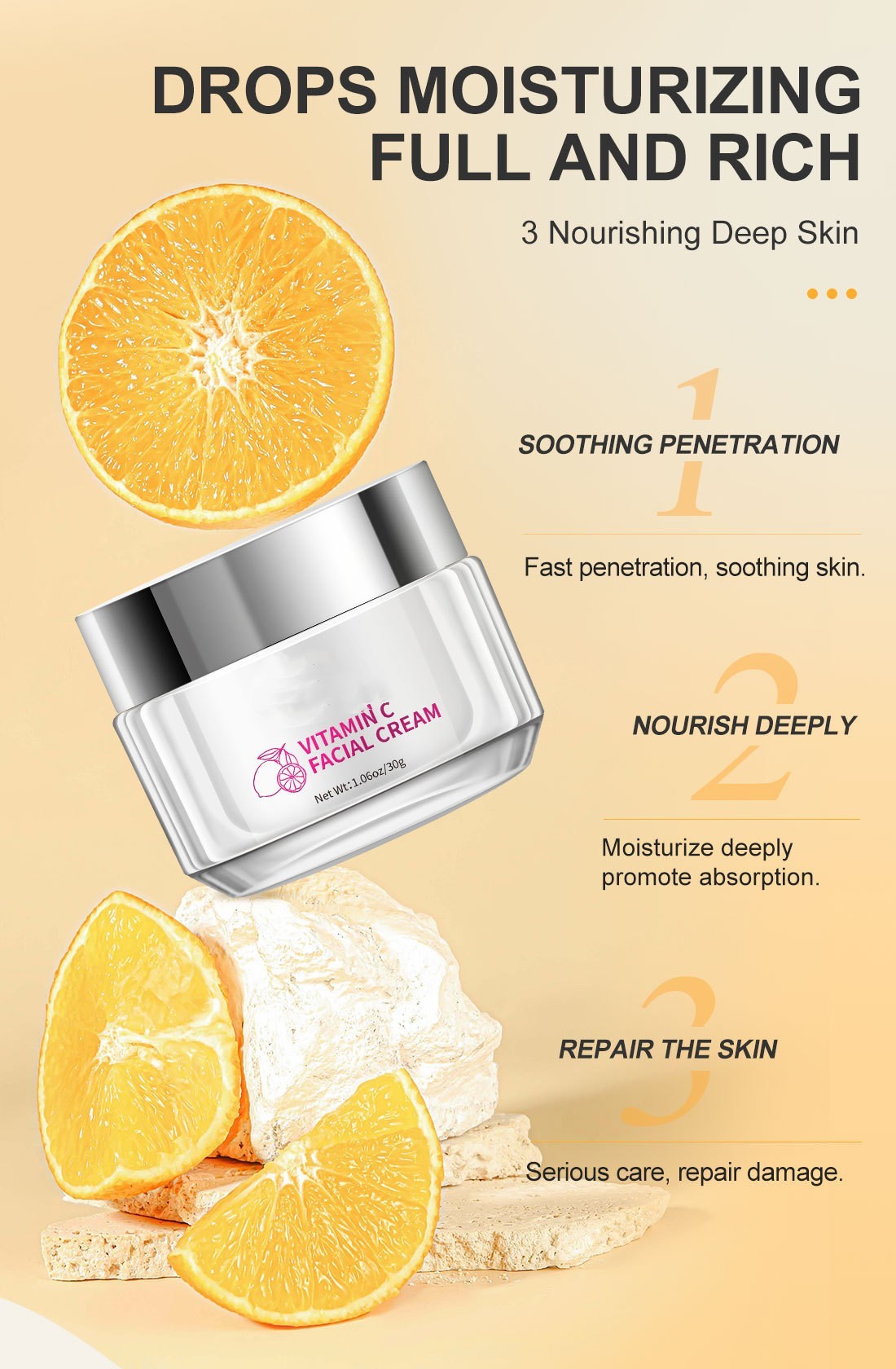 Vitamin C Face Cream Skin Care Products - Swefashionstore