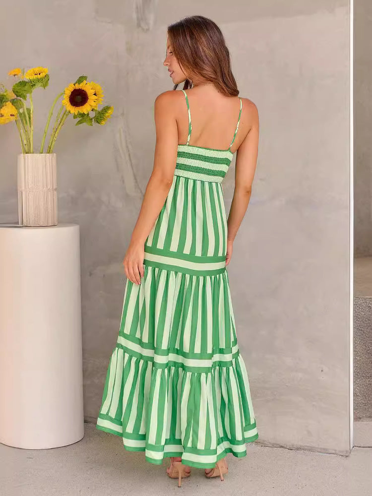 Summer Long Dress With Pockets - Swefashionstore