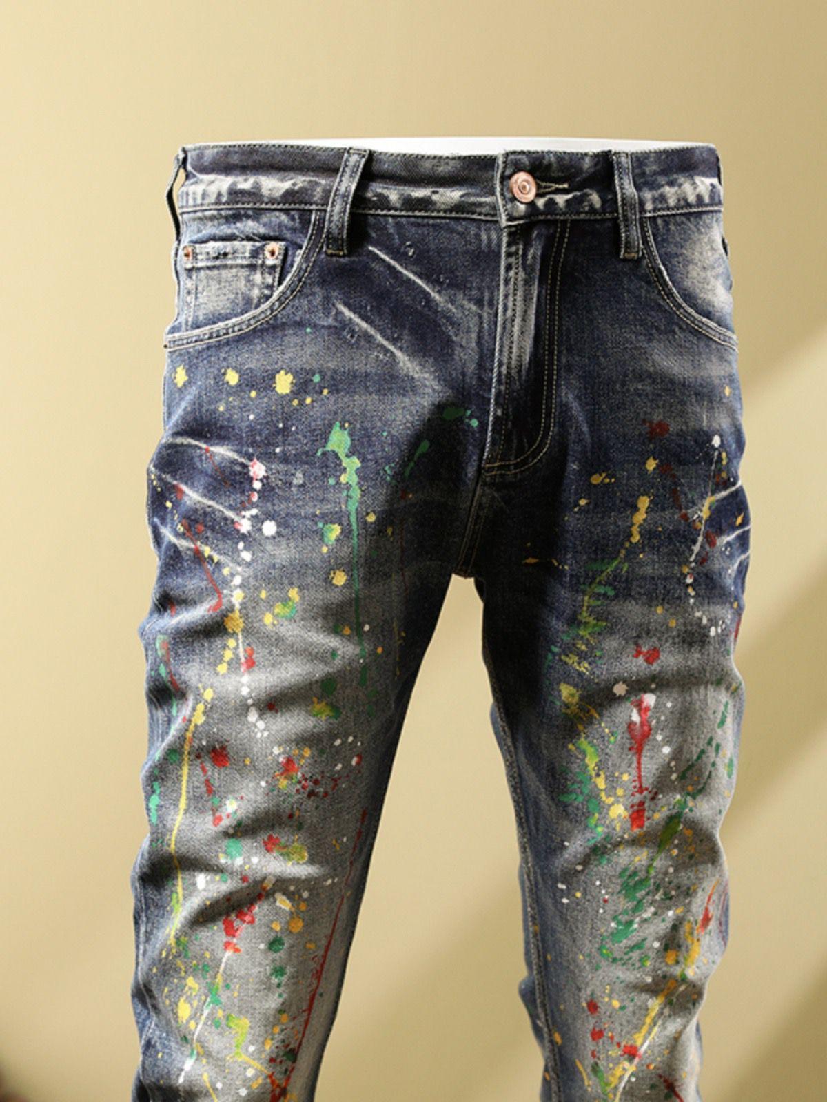 BEST SELLER Fashion Jeans Casual Slim Fit Skinny Trousers