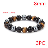 TIGER Eye Stone Bracelet Natural SMOOTH Bracelet - Swefashionstore