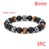 TIGER Eye Stone Bracelet Natural SMOOTH Bracelet - Swefashionstore
