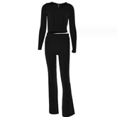 Hoodie Suit Women Long Pants Set - Swefashionstore