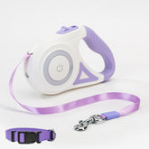 Automatic Retractable Leash Dog Collar Spotligh - Swefashionstore