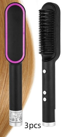 Hot Electric Hair Straightener And CurlingBrush - Swefashionstore