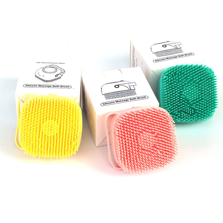 Silicone Dog Bath Massage Gloves Brush Pet Cat Bathroom Cleaning Tool Comb Brush For Dog Can Pour Shampoo Dog Grooming Supplies - Swefashionstore