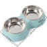 Pet Bowls Dog Food Water Feeder Stainless Steel - Swefashionstore