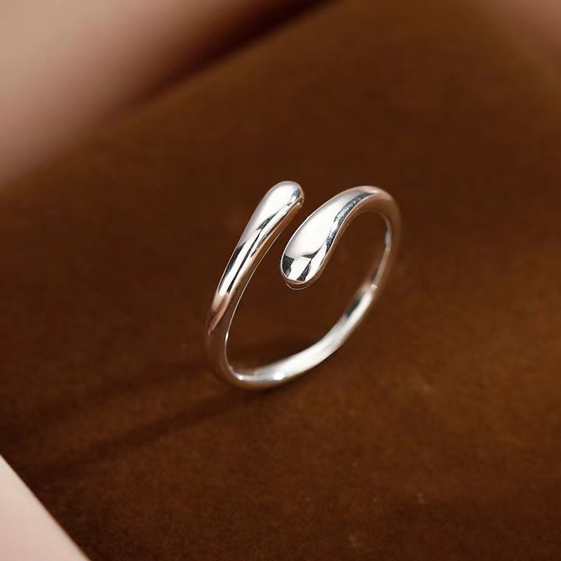 Stylish And Simple Personality Hug Female Open Ring - Swefashionstore