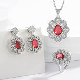 Bride Jewelry Earrings Necklace Jewelry Suit - Swefashionstore