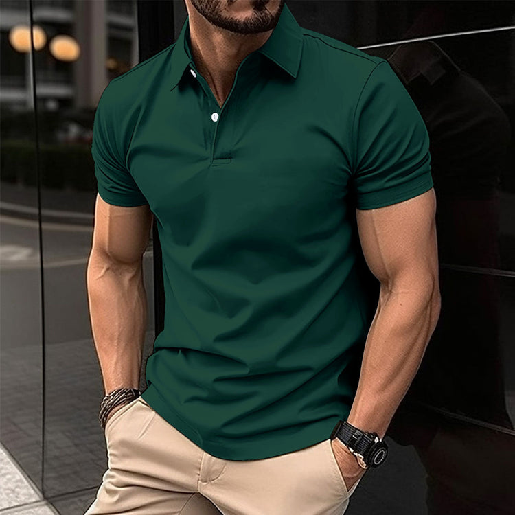 Summer Short Sleeve Polo Shirt - Swefashionstore