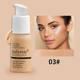 Julystar Waterproof Lasting Non Take Off Makeup Concealer Liquid Foundation - Swefashionstore