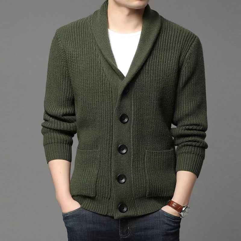 Classic Lapel Sweater Cardigan for Casual Style - Swefashionstore
