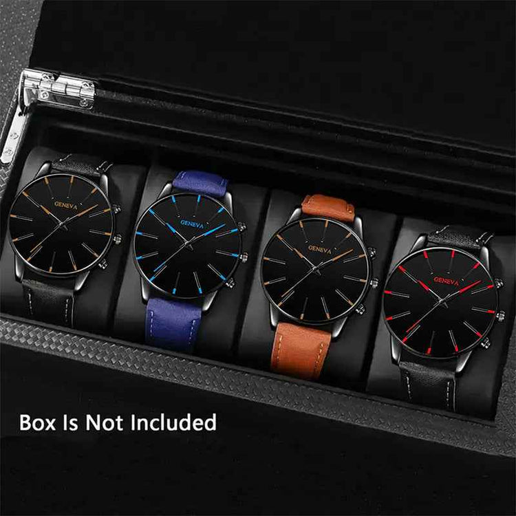 Waterproof Senior Quartz Watch for Timeless Style and Reliability - Swefashionstore