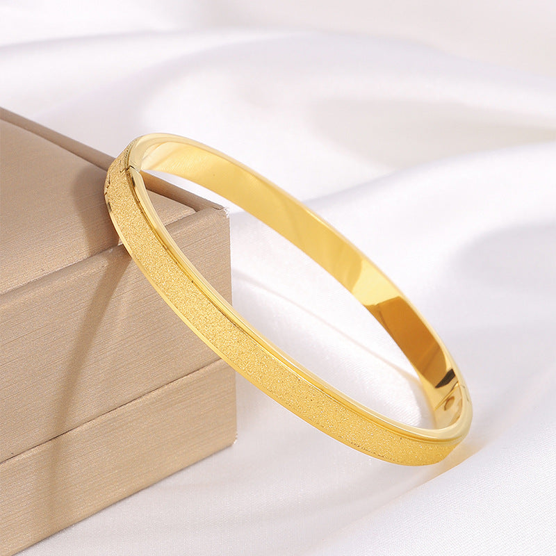 Titanium Steel Bracelet Starry Frosted Jewelry - Swefashionstore