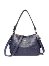 Soft Leather Textured Ethnic Style Simple Versatile Large Capacity Shoulder Messenger Bag - Swefashionstore