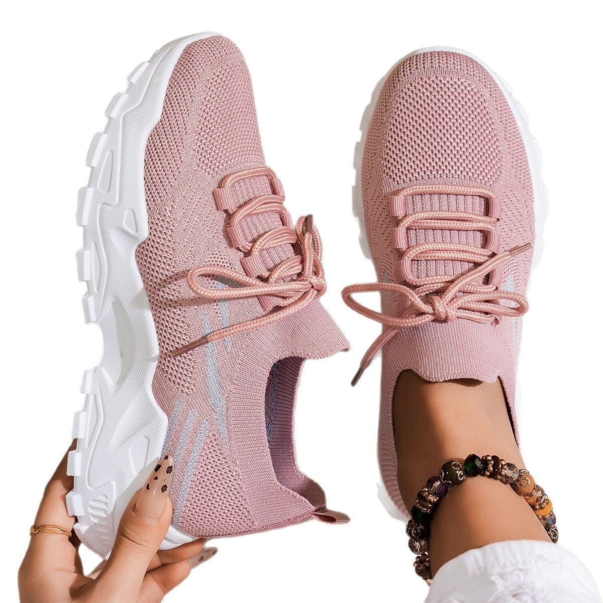 Lässige, stilvolle und leichte Sportschuhe mit weicher Sohle für Damen