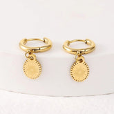 Summer All-match Ear Button Non-fading High-grade Earrings - Swefashionstore