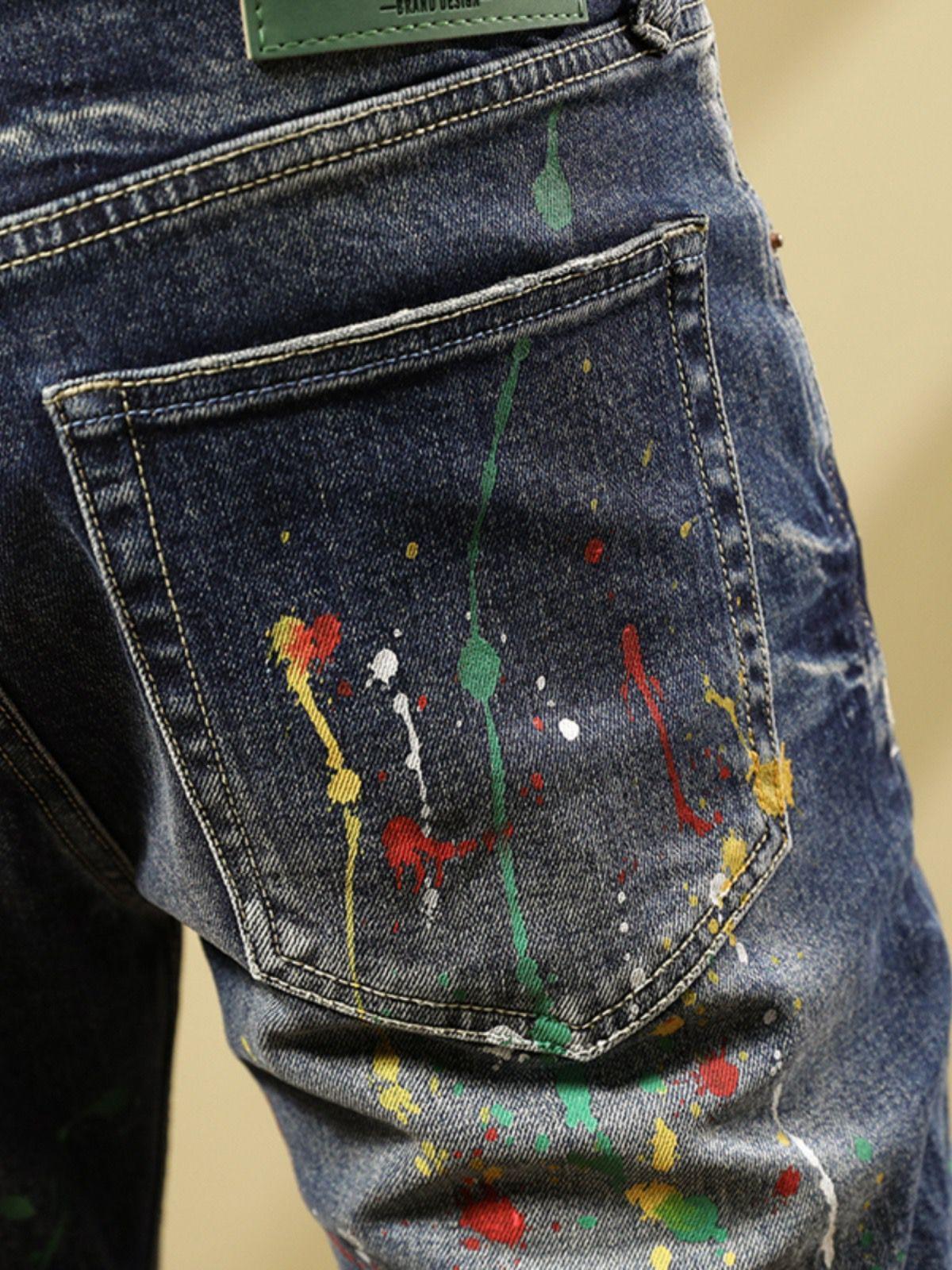 BEST SELLER Fashion Jeans Casual Slim Fit Skinny Trousers