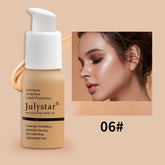 Julystar Waterproof Lasting Non Take Off Makeup Concealer Liquid Foundation - Swefashionstore