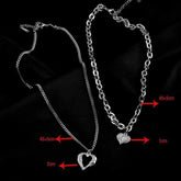 Titanium Steel Angel Wings Love Necklace - Swefashionstore