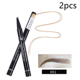 Four-head Eyebrow Pencil Liquid Eyebrow Pencil Tattoo Eyebrow Pencil Eyebrow Pencil 4-head Eyebrow Pencil Four-jaw Eyebrow Pencil - Swefashionstore