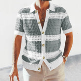 Summer Luxury Fashion New Knitted Shirt - Swefashionstore