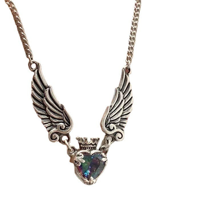 Vintage Gothic Angel Wings Necklace - Swefashionstore