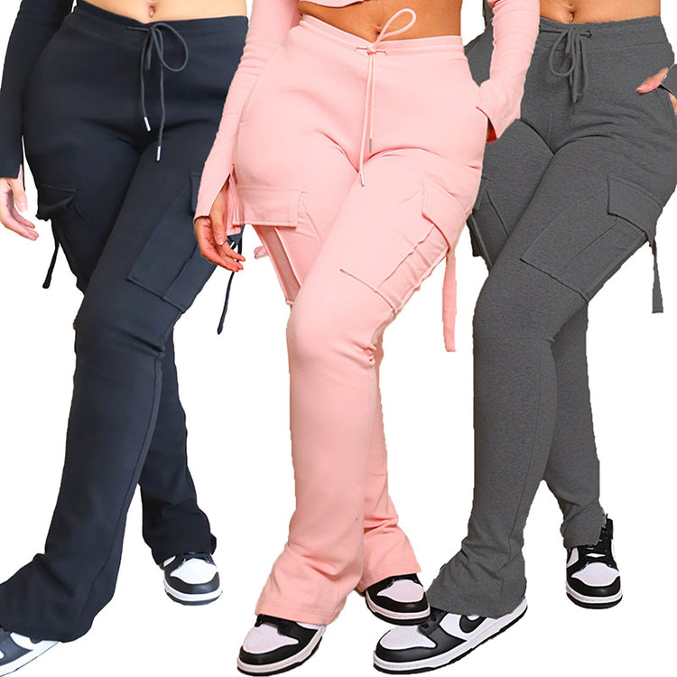 Cargo Pants With Pockets High Waist for Stylish Comfort - Swefashionstore