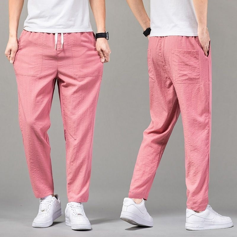 SOLID Color CLEAN Version Thin Pants Male - Swefashionstore