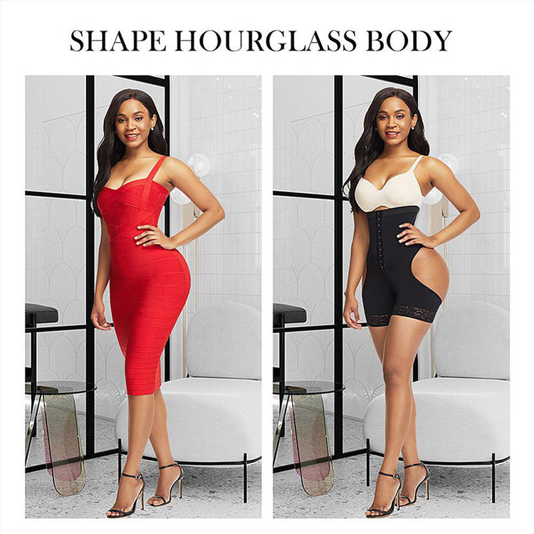 Women Shapewear High Waist Butt Lifter Tummy Control Underwear Workout Waist Trainer Corset - Swefashionstore