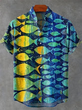 VINTAGE Linen Comfort Short Sleeve Shirt - Swefashionstore