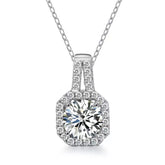 Moissanite S925 Sterling Silver Necklace For Women All-match Niche High Sense - Swefashionstore