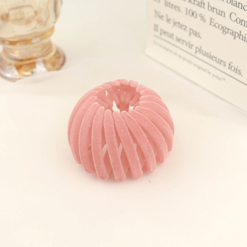 Women Hollow Hair Circle High Horsetail Artifact Fixed Coiler Hairpin Horsetail Headdress Fashion Hair Accessories - Swefashionstore