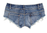 Summer Low-Waist Ripped Ladies Denim Shorts Hot-Pants - Swefashionstore