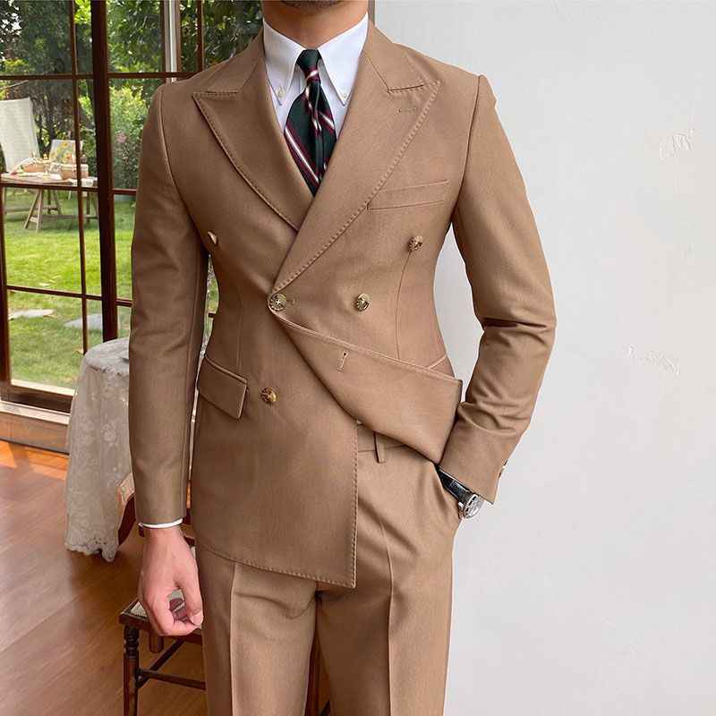 Casual Business All-match Suit Jacket - Double Breasted Design - Swefashionstore