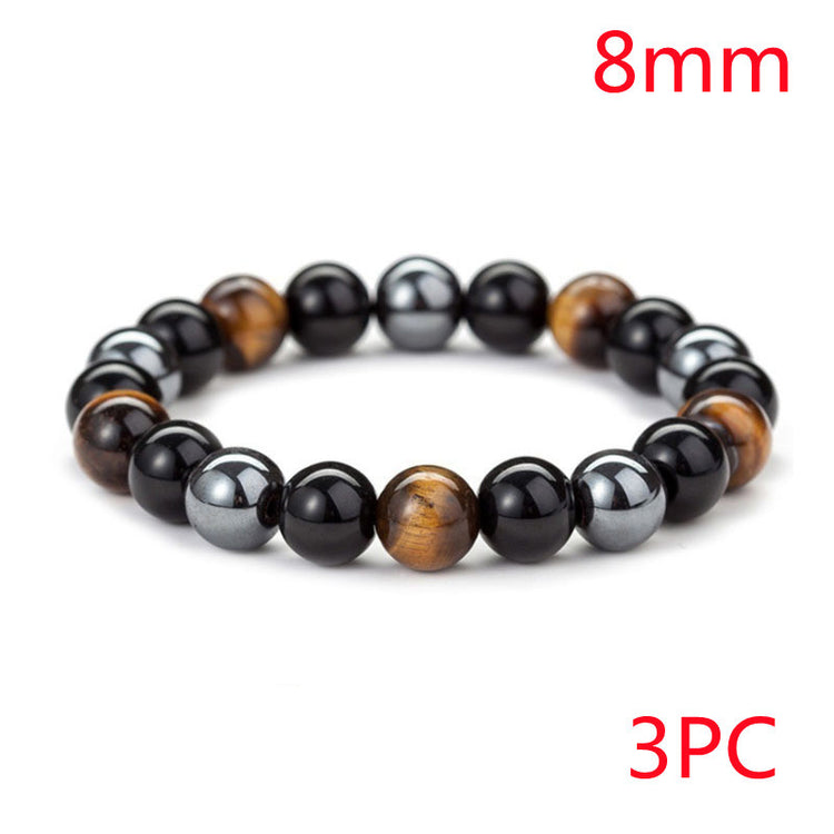 TIGER Eye Stone Bracelet Natural SMOOTH Bracelet - Swefashionstore