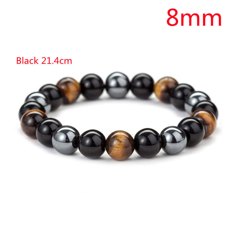 TIGER Eye Stein Armband Natürliches GLATTES Armband
