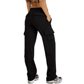 Multi-pocket Cargo Pants Casual Loose Sports Fitness Wide Leg Pants - Swefashionstore