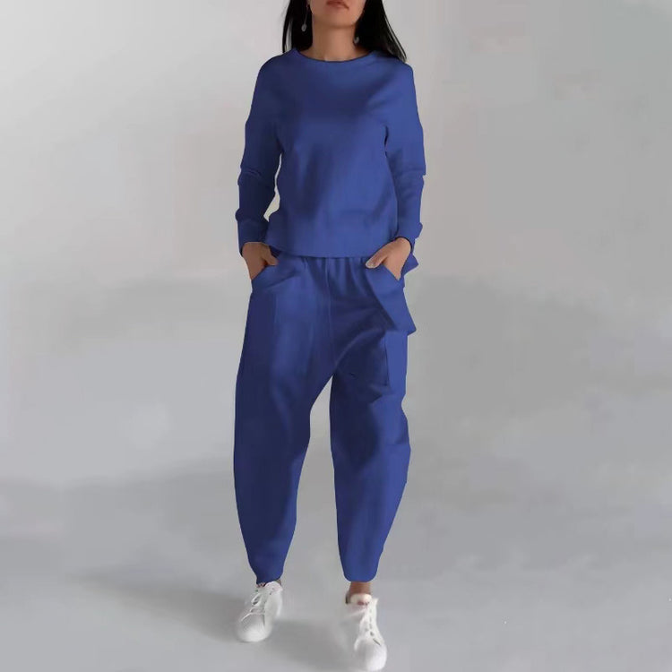 Solid Color Fashion Sweatshirt Long Sleeve for Trendy Casual Looks - Swefashionstore