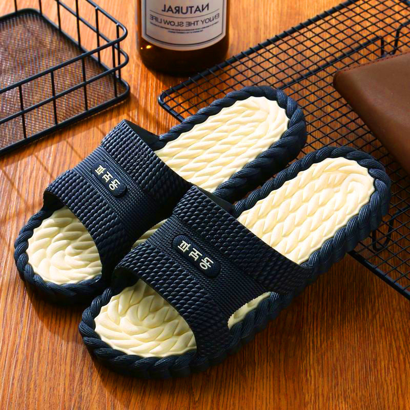 NON-SLIP Deodorant Slippers Massage Home Slippers - Swefashionstore