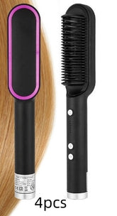 Hot Electric Hair Straightener And CurlingBrush - Swefashionstore
