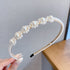 Sen Simple Pearl Thin Headband Hair Accessories Headband - Swefashionstore