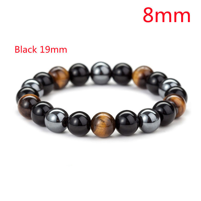 TIGER Eye Stein Armband Natürliches GLATTES Armband