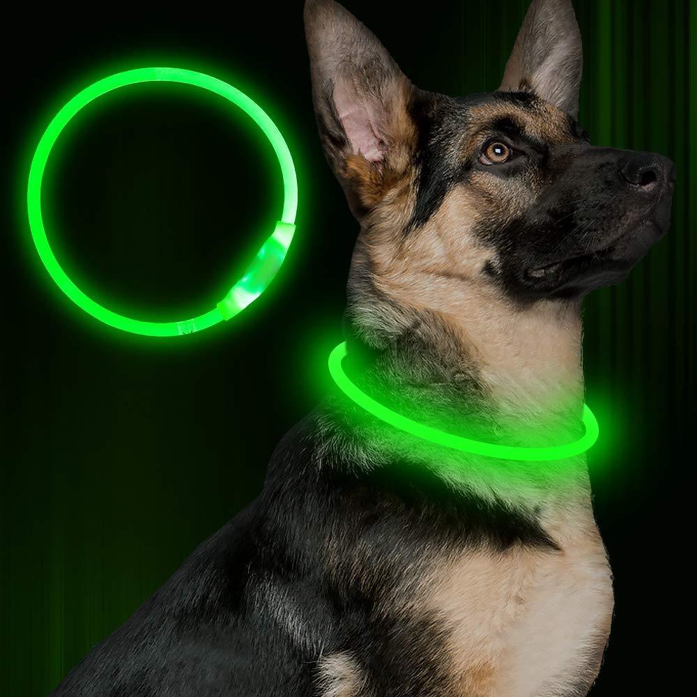 Pet Flashing Collar USB Rechargeable Necklace