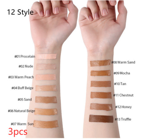 LangManni Makeup Liquid Foundation Oil Control Concealer - Swefashionstore