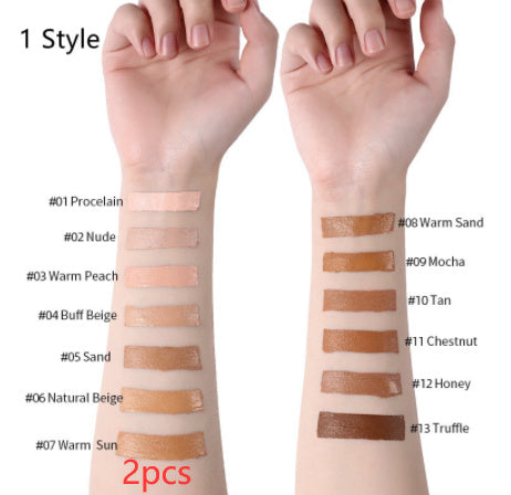 LangManni Makeup Liquid Foundation Oil Control Concealer - Swefashionstore