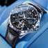 Fashion Starry Sky Mechanical Watch Business Hollow Waterproof Men - Swefashionstore