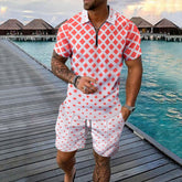 Short-sleeved Shorts Two-piece Sports And Leisure Men&