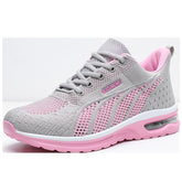 Lightweight Breathable Air Cushion knitted Running Shoes, Women&