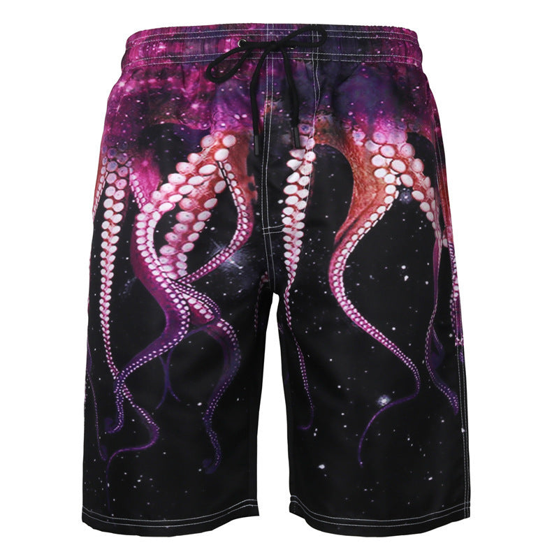 BEST SELLER Men's Beach Casual Shorts Octopus Sweatpants
