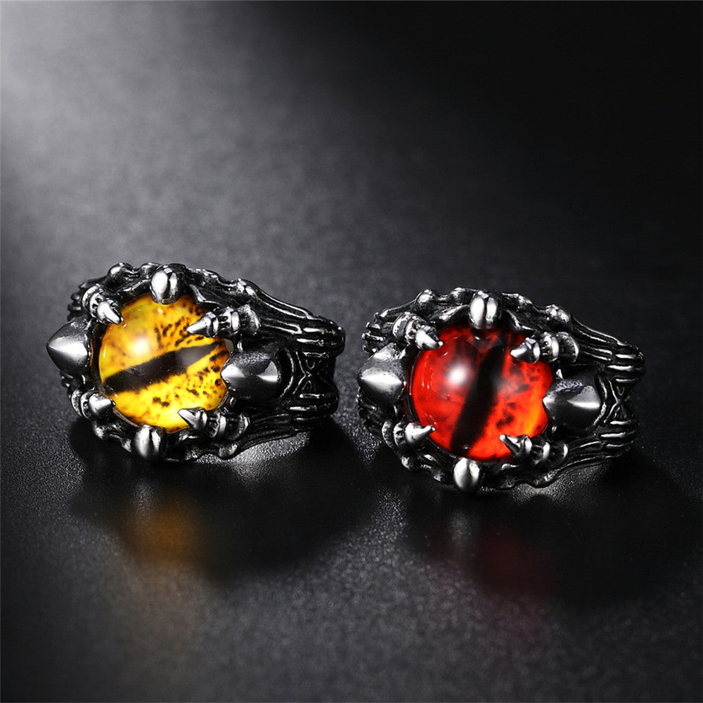 Creative Evil Eye Rings For Men Women - Swefashionstore